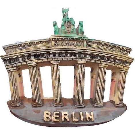 Aimant de réfrigérateur Porte de Brandebourg Berlin Allemagne souvenir de voyage collection décoration maison cuisine autocollant magnétique (1/5)
