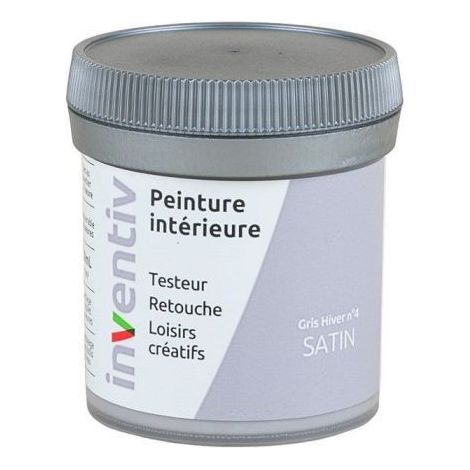 Testeur Peinture Intérieure Satin Gris Hiver N°4 - INVENTIV