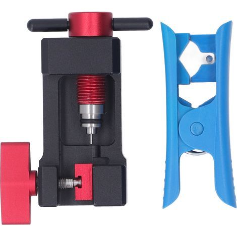 Outil d'insertion d'aiguille pour raccords de flexibles hydrauliques de vélo avec coupe-flexible hydraulique et outil d'installation de raccords banjo olive (1/5)