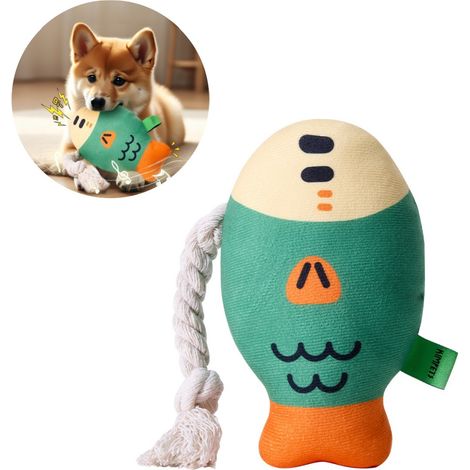 MCBOSON Jouet pour chien en forme de poisson-gras sonore (1/5)