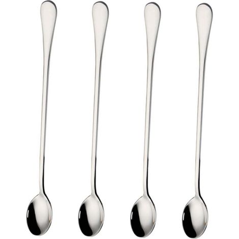 4pièces Lot De Cuillères à Glace Acier Inoxydable Cuisine Créatives (1/5)