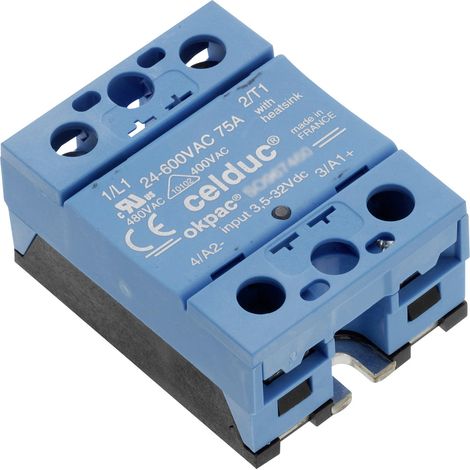 Celduc Halbleiterrelais SO842974 25 A Schaltspannung (max.): 275 V/AC, 275 V/DC Nullspannungsschalte
