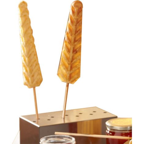 Présentoir en inox pour gaufres en épi - Diamond