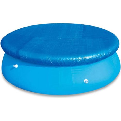 Cover Pour Piscine Rond - Protection Antipoussière Et Évaporation - Compatible Piscine Hors Sol 6 FT À 12 FT - En PE Résistant Aux UV - 1 Pièce (1/5)