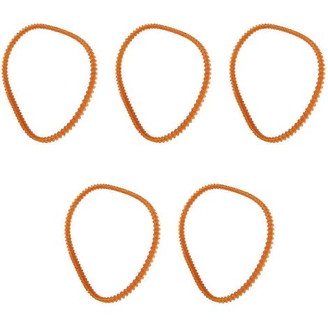 Ensemble de 5 courroies pour machine à coudre, accessoires pour courroies à double denture pour machines à coudre électriques anciennes, intelligent (1/5)