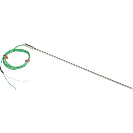 Thermocouple type K Ø 3mm, L 250mm, +1100°C max à Câble ( Prix pour 1 ) (1/3)