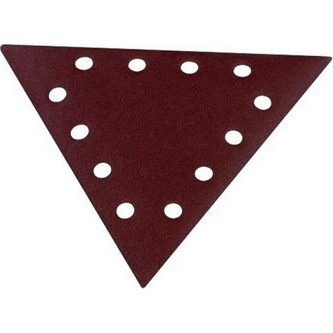 Kit 10 triangoli abrasivi grana 80 280x280x280mm levigatrici da muro Scheppach