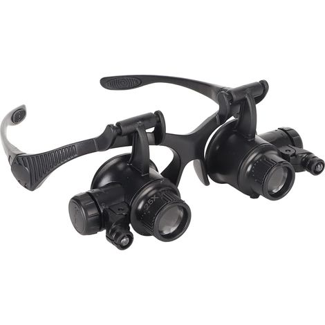 Magnification Mount Repair, Glass Headband Visor for Close Working Jewelry Reading with Lightweight LED Magnification (1/5)
