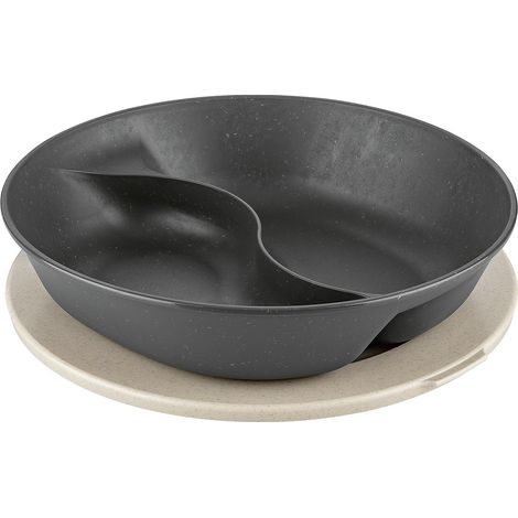 Koziol Connect Sepafree Assiette séparée gris frêne 1,5L (1/2)