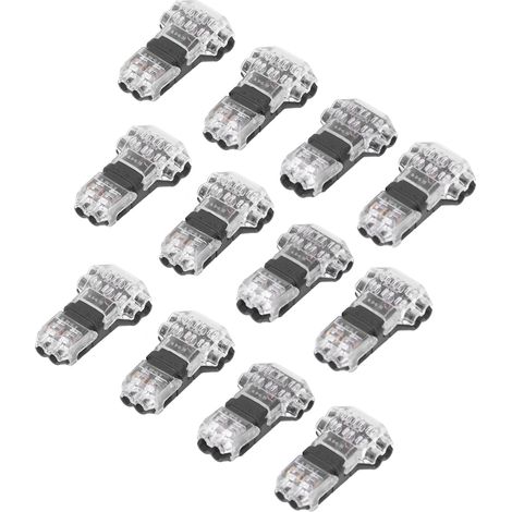 Connecteurs de robinet en T basse tension, connecteur de fil à 3 voies, épissure rapide sans soudure pour voiture, 12 pièces (1/5)