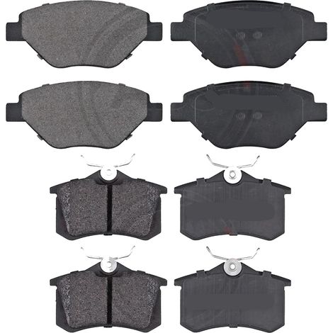 KIT PASTIGLIE FRENO ANTERIORI E POSTERIORI compatibile con RENAULT SCÉNIC IV (J9) / PASTIGLIE FRENANTI AUTO OEM P 68 067 P 68 071,P 68 024 P 68 064 / SOSTITUZIONE DIRETTA / BASSA POLVERE / SILENZIOS