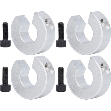 Collier D Arrêt - Rail Linéaire SBR - Diamètre Intérieur 16 mm - Diamètre Extérieur 35 mm - Épaisseur 10 mm - En Alliage D Aluminium - Lot De 4 (1/5)
