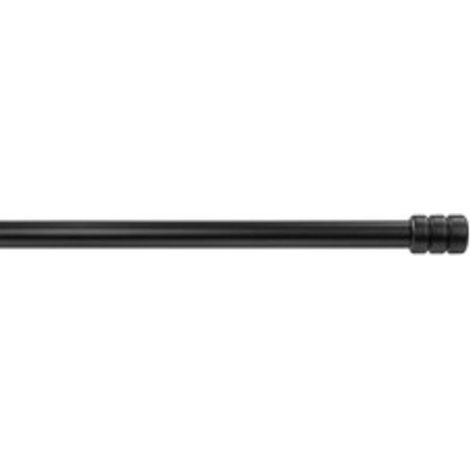 BASTONE METALLO D 20/19 120/210CM CILINDRO NERO - 6 pezzi