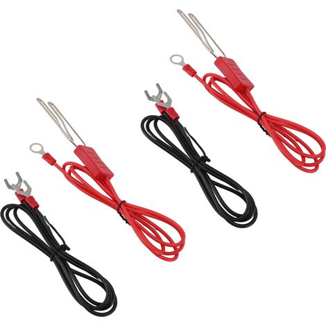 Kit de 2 connecteurs pour ruban électrique, crochet en acier inoxydable, borne M8, pour clôture d'élevage. (1/5)