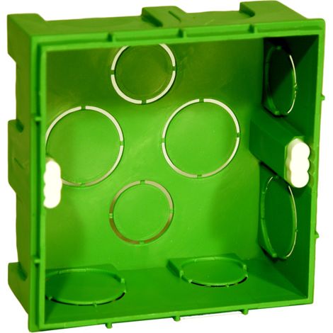 52109 Eur'ohm Xl Tradi Boîte D'encastrement à Sceller 1 Poste P40 Courant Fort/faible Pour Murs Maçonnés