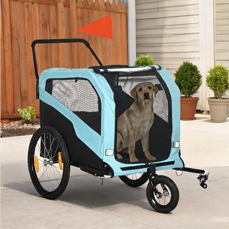 Caisse de transport pour animaux coloris bleu 170 x 77 x 90 cm (1/5)