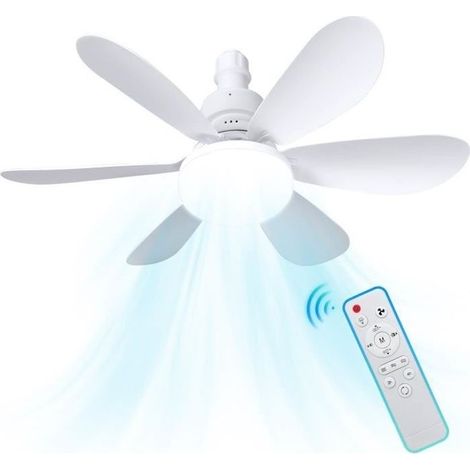 Ventilateur de plafond 30W - Télécommande - 3 vitesses - 3 températures de couleur (1/4)