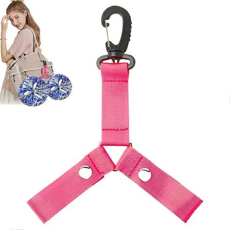 Porte-pompons à pression - Clip pour sac à dos de pom-pom girl, polyester, 8 cm (1/5)
