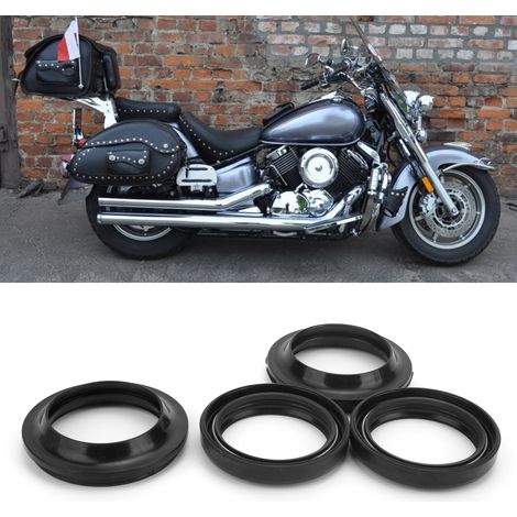 Motorradteile: Öldichtung und Staubschutzkappe für den Vorderradgabelstoßdämpfer von Yamaha (1/5)