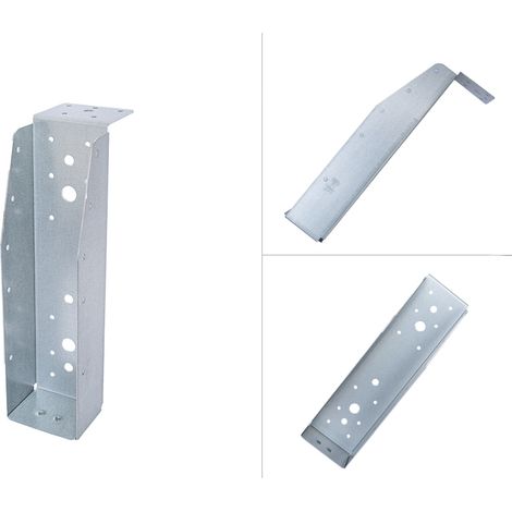 Sabot aile intérieure avec lèvre galvanisé pour poutres de 7 x 27 (1/4)