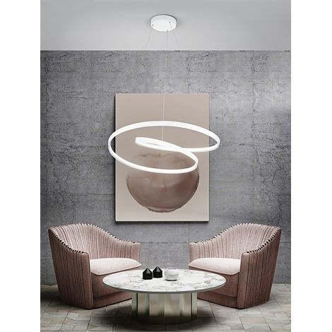 Lampadario a sospensione a led Ritmo bianco 6618 B LC PERENZ (1/4)