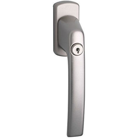 Satin Poignée de fenêtre Harmony, sper rzyli thermique, stylet carré de 7x 35mm, titan anodisé, 1pièce, 102202531
