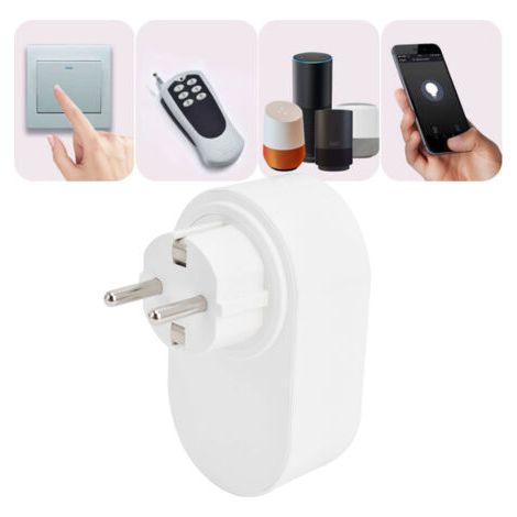 Intelligenter sprachgesteuerter ABS-Stecker mit Fernbedienungsfunktion, der alle Sprachen für die Familie 110 unterstützt---Trimec (1/5)