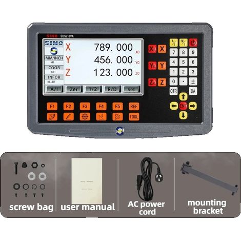 Système DRO 3 axes, Mesure de haute précision, Application polyvalente (1/2)