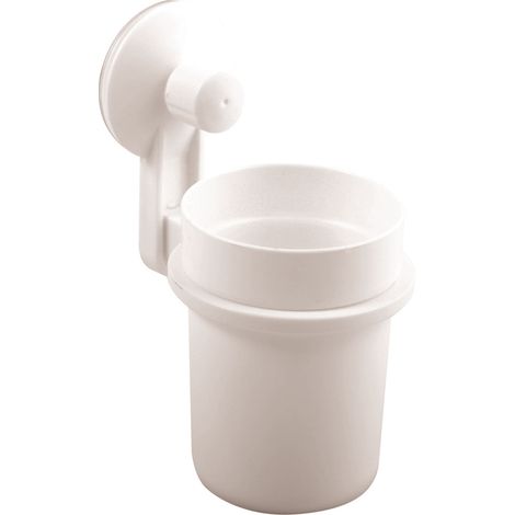 FPLUS portavasos baño blanco 142609 , Portavasos baño de pvc con sujeccion por super ventosas.
Medidas. 8x10.8x14.9 cms.
Materiales Utilizados.ABS-PVC (1/2)