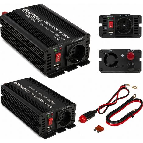 12V auf 230V Sinus-Spannungswandler Kraft&Dele (1/5)