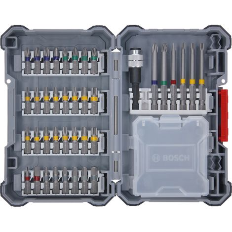 Bosch Pick and Click-Schrauberbit-Set Extra Hard mit Universalhalter 40-teilig