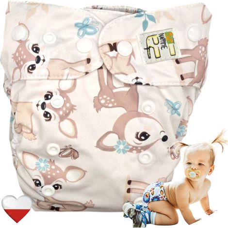 Pannolini riutilizzabili Coolmax Pocket Deer, pannolini NappiMe (1/5)