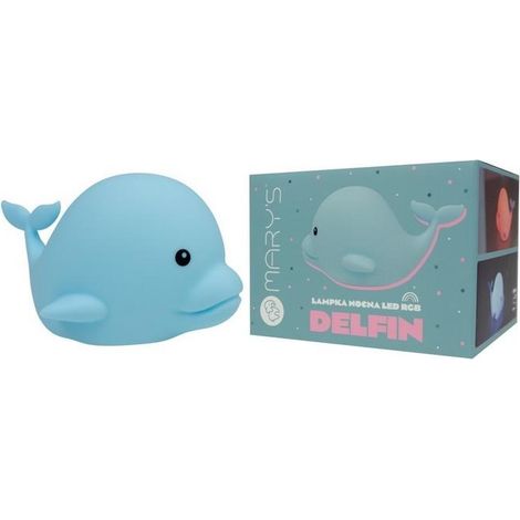 RGB-LED-Delfin-Nachtlampe
