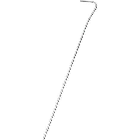 Piquets de tente, 50 pièces, 23 cm de long, 3 mm de diamètre, acier galvanisé. (1/4)