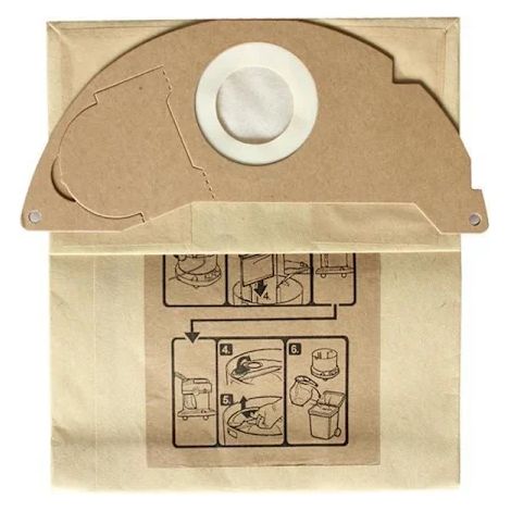 Lot de 10 sacs pour aspirateur Kärcher A2004/ A2054 / WD2250/ MV2/ WD2-AquaForge (1/5)