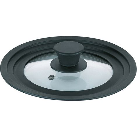 Kela Concetta Glasdeckel schwarz 16-20 cm