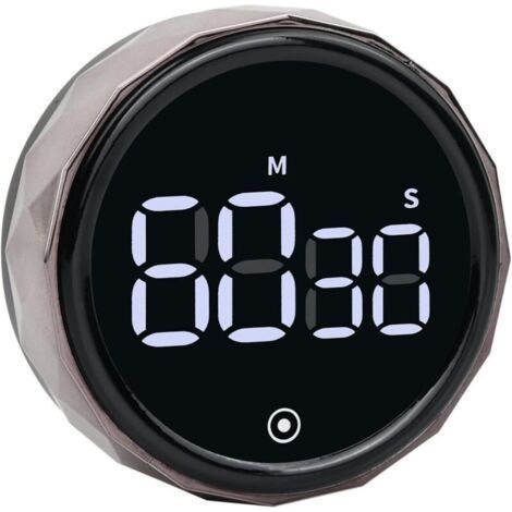 Minuteries de Cuisine Numériques 3 Volume Réglable Compte à Rebours Magnétique Minuterie à Grand Écran LED pour Cuisson Étudier S'entraîner (1/5)