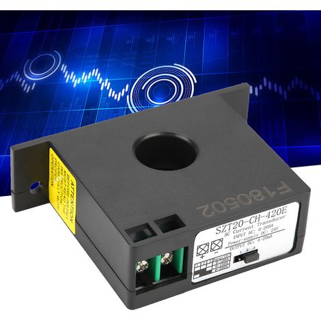 Transmetteur de transformateur de courant SZT20-CH-420E, capteur de transformateur, convertisseur de courant alternatif 0-200 A (1/5)