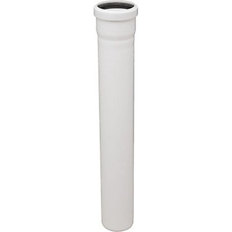 Tuyau MH polypropylène 60mm – Longueur 950mm – Épaisseur 2-3,5mm – Température max 120ºC – Raccord fumisterie pour chaudières à condensation – Dinak