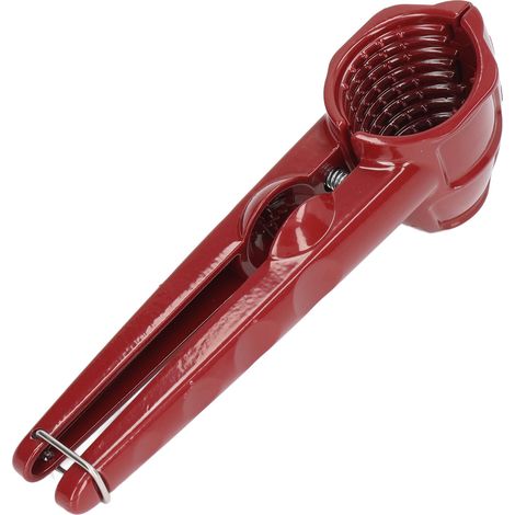 Multifunktionaler Nussknacker aus rotem Aluminium, becherförmig zum Öffnen von Walnüssen, Haselnüssen, Kastanien und Melonenkernen (1/5)