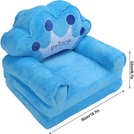 Canapé pour enfants, chaise longue de dessin animé, lit pliable, confortable, princesse mignonne, deux couches