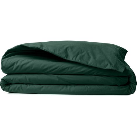 Ranforce Super King Quilt Cover (FR) Verde oscuro (1/5)