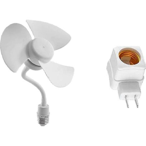 Universeller Deckenventilator mit E27-Schraubsockel, 3 Flügel, leiser Betrieb, Deckenventilator mit E27-Gewinde (1/5)
