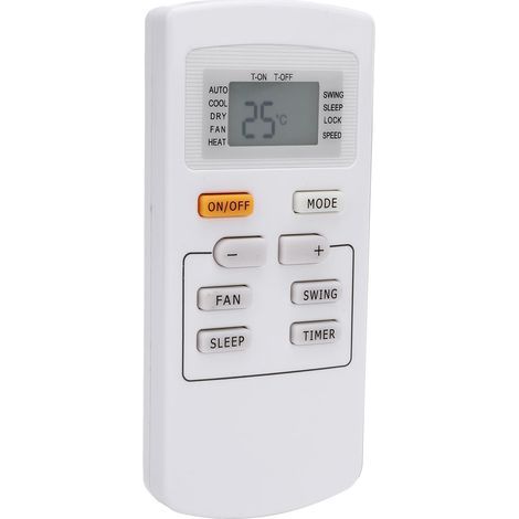 Télécommande pour climatiseur Gree ETAC2-07HC230VA-A et ETAC2-07HC265VA-A : interrupteur facile d'accès et commandes tactiles. (1/5)