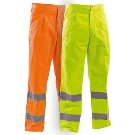 PANTALONE ALTA VISIBILITA' Tg. L - Colore Giallo
