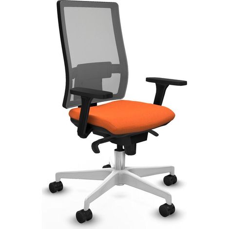 piqueras-y-crespo Chaise Horna orange confortable bureau (1/3)