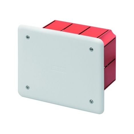 Cassetta Derivazione e connessione per pareti in miniatura Dimensioni 118x96x70 Coperchio Bianco RAL9016