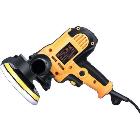Polisseuse de voiture, 6 vitesses réglables, design ergonomique, Jaune (1/2)