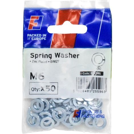 ForgeFix FPKSW6 Spring Washer M6 ForgePack 50 FORFPKSW6
