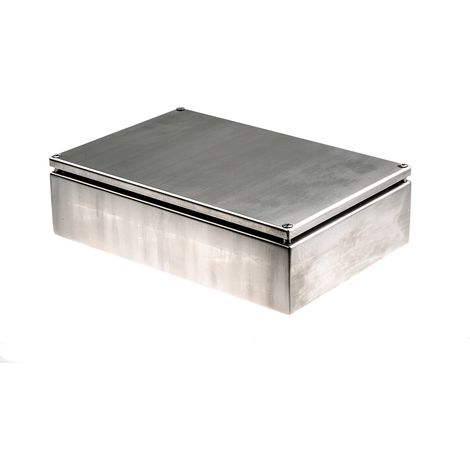 Boîtier de jonction RS PRO en Acier inoxydable 304 dim. ext. 200 x 300 x 80mm, IP66 ( Prix pour 1 ) (1/3)